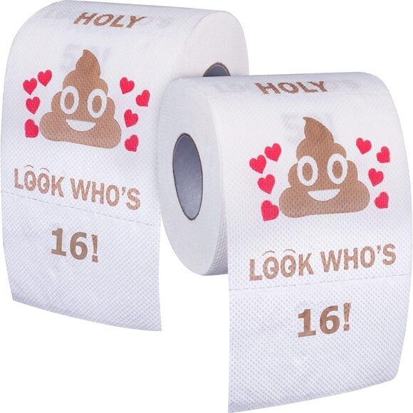 Sweet 16 GAG GIFT Toilet Paper  / BRAND NEW / Funny Gift - Picture 1 of 3